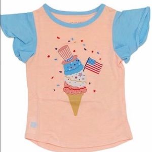 Dotdotsmile RWB ice cream shirt NWT